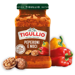 TIGULLIO PESTO PEPERONI E NOCI 185 GR.