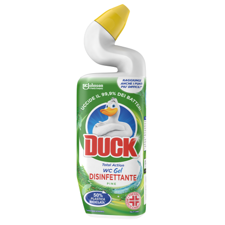 DUCK TOTAL ACTION GEL DISINFETTANTE PINO 750 ML.