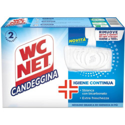 WC NET TAVOLETTA CANDEGGINA IGIENE CONTINUA - 2 TAVOLETTE