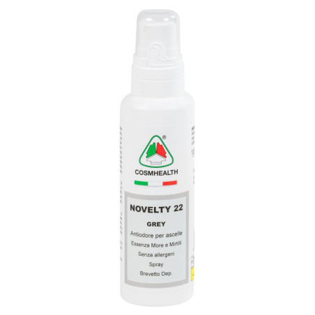 COSMHEALTH NOVELTY 22 GREY - DEODORANTE SENZA ALLERGENI 120 ML