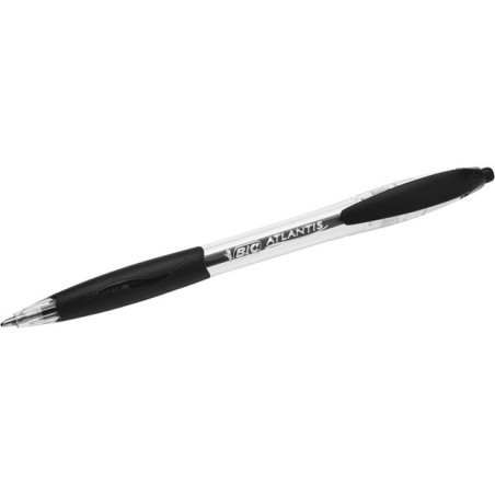 BIC ATLANTIS PENNA A SFERA CON MECCANISMO A SCATTO CLASSIC 1MM NERO