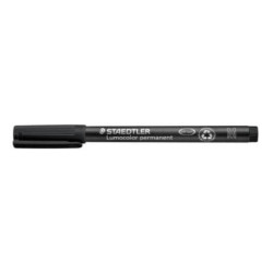 STAEDTLER PENNARELLO INDELEBILE LUMOCOLOR 1MM M NERO