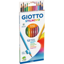 GIOTTO PASTELLI STILNOVO - 12 MATITE COLORATE