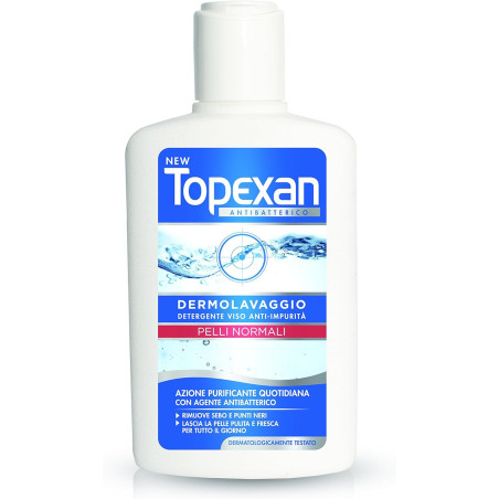 TOPEXAN DETERGENTE VISO DERMOLAVAGGIO ANTIBATTERICO PER PELLI NORMALI 150 ML.