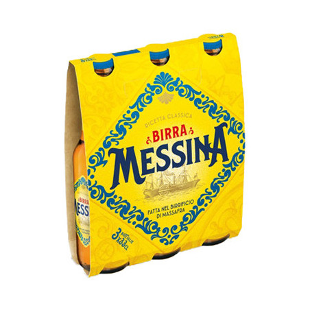 BIRRA MESSINA IN BOTTIGLIA VOL. 4.7° 3X33 CL.