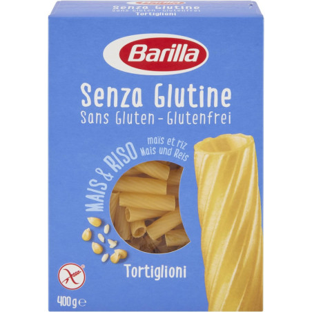 BARILLA TORTIGLIONI SENZA GLUTINE 400 GR.