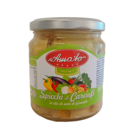 AMATO I BUONI SAPORI SPICCHI DI CARCIOFI IN OLIO DI GIRASOLE 290 GR.