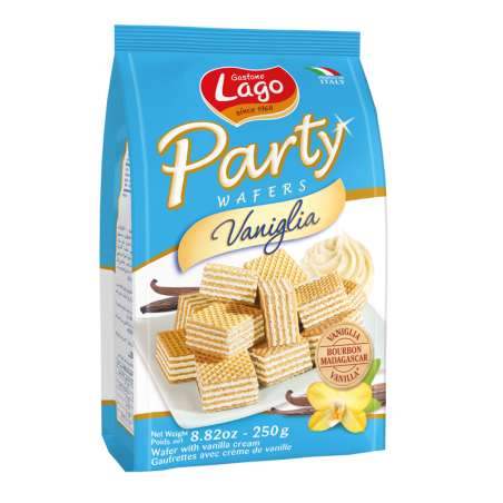 GASTONE LAGO PARTY WAFERS ALLA VANIGLIA 250 GR.