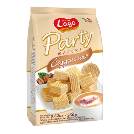 GASTONE LAGO PARTY WAFERS AL CAPPUCCINO 250 GR.