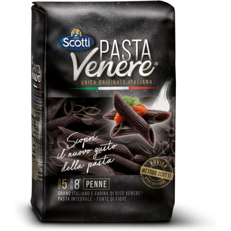 SCOTTI PASTA VENERE PENNE RIGATE INTEGRALI DI RISO 400 GR.