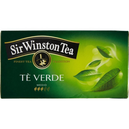 SIR WINSTON TEA TÈ VERDE INTENSITA' MEDIA 20+4 BUSTINE