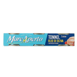 MARE APERTO TONNO IN OLIO D'OLIVA 3X70 GR.