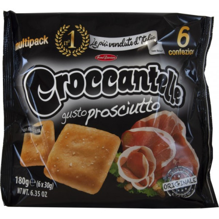 FORNO DAMIANI CROCCANTELLE GUSTO PROSCIUTTO 180 GR. - 6 CONFEZIONI DA 30 GR.