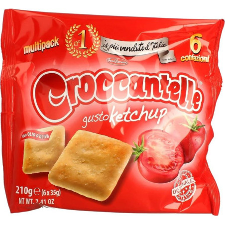 FORNO DAMIANI CROCCANTELLE GUSTO KETCHUP 180 GR. - 6 CONFEZIONI DA 30 GR.