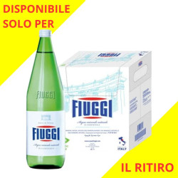 ACQUA NATURALE FIUGGI BOTTIGLIA DI VETRO 6x1LT.