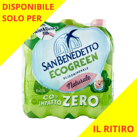 SAN BENEDETTO ECOGREEN ACQUA NATURALE 6X50 CL.