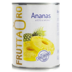 FRUTTA ORO ANANAS AL NATURALE IN LATTA 565 GR.