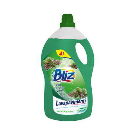 BLIZ LAVAPAVIMENTI AL PINO ESSENZA FORESTA VERDE 4 LT.