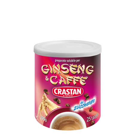 CRASTAN GINSENG E CAFFE' SOLUBILE DA ZUCCHERARE 200 GR.