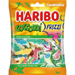 HARIBO CARAMELLE GOMMOSE COCCODRÍ FRIZZI IN BUSTA 175 GR.