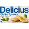 DELICIUS FILETTI DI SGOMBRO ALL'OLIO DI OLIVA 125 GR.