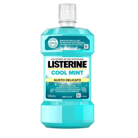 LISTERINE COLLUTTORIO MENTOLO GUSTO DELICATO 500 ML.