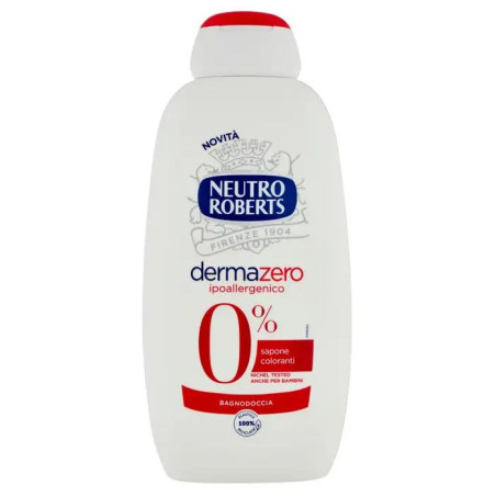 NEUTRO ROBERTS DERMAZERO BAGNODOCCIA IPOALLERGENICO PER PELLE INTOLLERANTE 600 ML.