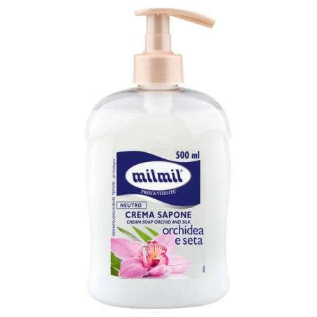 MIL MIL CREMA SAPONE LIQUIDO NEUTRO ALL'ORCHIDEA E SETA 500 ML.