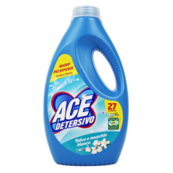 ACE DETERSIVO PER IL BUCATO AL TALCO E MUSCHIO BIANCO 27 LAVAGGI 1.35 LT.