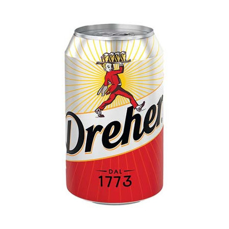 BIRRA DREHER IN LATTINA VOL. 4,7° 33 CL.