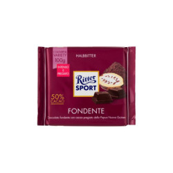 RITTER SPORT CIOCCOLATO FONDENTE 50% CACAO 100 GR.