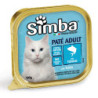 SIMBA CAT PATÉ PER GATTI ADULTI CON TONNO COTTO AL VAPORE IN VASCHETTA 100 GR.