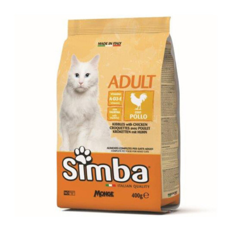 SIMBA CAT CROCCANTINI PER GATTI ADULTI CON POLLO 400 GR.