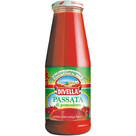 DIVELLA PASSATA DI POMODORO 100% ITALIANO 680 GR.