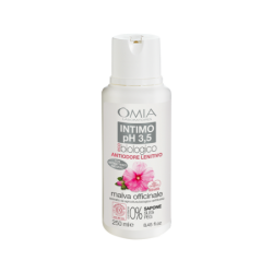 OMIA DETERGENTE INTIMO PH 3,5 ECO BIOLOGICO ANTIODORE LENITIVO CON MALVA OFFICINALE 0% SAPONE 250 ML.