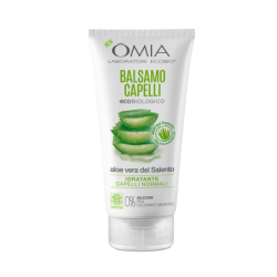 OMIA BALSAMO PER CAPELLI ECOBIOLOGICO ALL'ALOE VERA DEL SALENTO IDRATANTE PER CAPELLI NORMALI 0% SILICONI 180 ML.