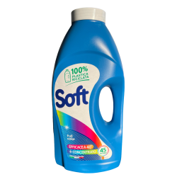 SOFT FULL COLOR DETERSIVO PER CAPI COLORATI 45 LAVAGGI 2.25 LT.