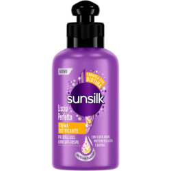 SUNSILK LISCIO PERFETTO CREMA DISTRICANTE PER CAPELLI LISCI CON OLIO DI ARGAN, PROTEINE DELLA SETA E BIOTINA 200 ML.