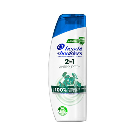 HEAD & SHOULDERS 2IN1 ANTIPRURITO SHAMPOO ANTIFORFORA + BALSAMO PER USO QUOTIDIANO 225 ML.