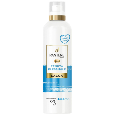 PANTENE PRO-V LACCA A TENUTA FLESSIBILE TENUTA 3/5 CON OLIO DI JOJOBA 250 ML.