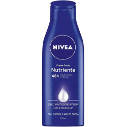 NIVEA CREMA CORPO NUTRIENTE PER PELLE SECCA O MOLTO SECCA 48H DI NUTRIMENTO INTENSO 250 ML.