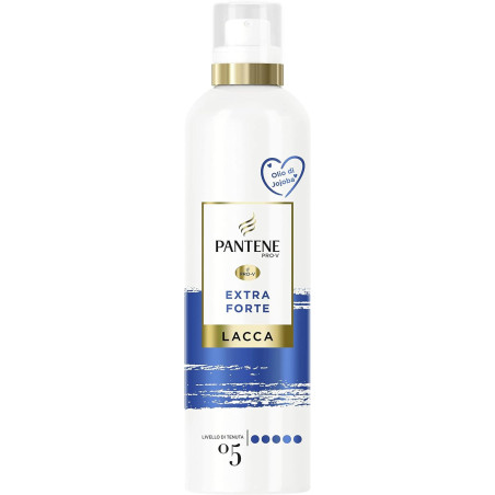 PANTENE PRO-V LACCA EXTRA FORTE TENUTA 5/5 CON OLIO DI JOJOBA 250 ML.