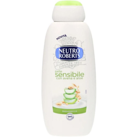 NEUTRO ROBERTS BAGNODOCCIA PELLE SENSIBILE CON AVENA E ALOE 450 ML.