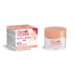 CERA DI CUPRA CREMA VISO NUTRIENTE PER PELLI SECCHE ROSA CON C'ERA D'API 50 ML.