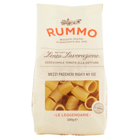 RUMMO LE LEGGENDARIE MEZZI PACCHERI RIGATI N°152 500 GR.