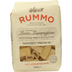 RUMMO LE LEGGENDARIE PACCHEROTTI RIGATI N°195 500 GR.