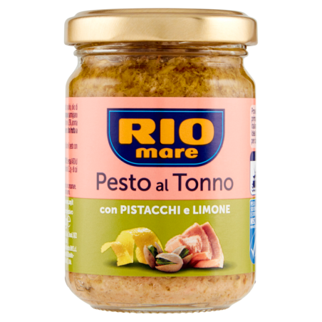 RIO MARE PESTO AL TONNO CON PISTACCHI E LIMONE 130 GR.