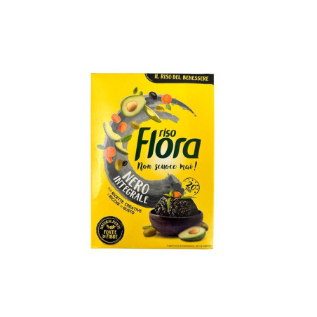 FLORA RISO NERO INTEGRALE 500 GR.