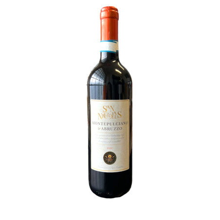 SAN NICHOLAUS MONTEPULCIANO D'ABRUZZO D.O.C. VOL. 13° 75 CL.