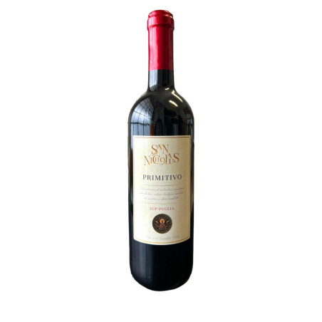 SAN NICHOLAUS PRIMITIVO I.G.P. PUGLIA VOL. 13° 75 CL.